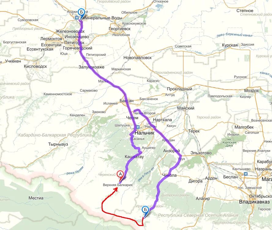 Сколько километров до железноводска. Кисловодск Чегемские водопады маршрут. Маршрут Нальчик Чегемские водопады. Чегемские водопады Нальчик дорога на карте. Пятигорск Чегемские водопады маршрут.