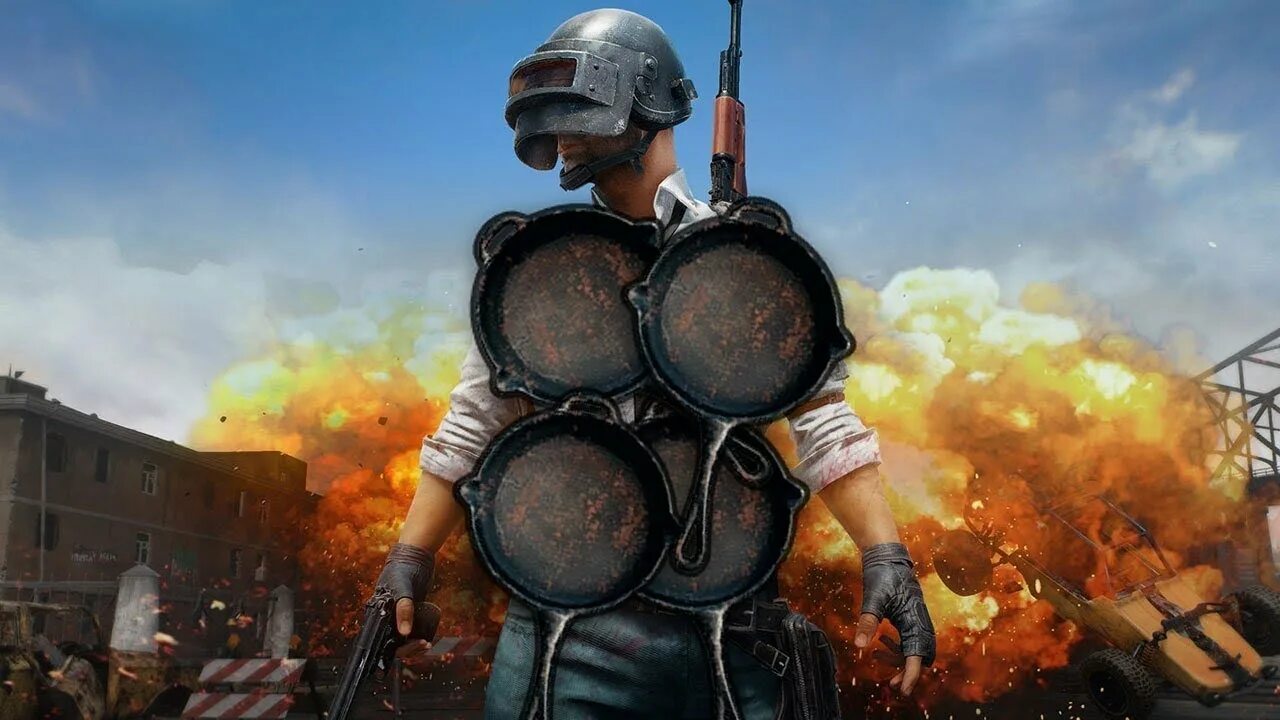 Папг фото. PLAYERUNKNOWN’S Battlegrounds сковородка. PUBG смешное. PUBG сковорода. PUBG игрок со сковородкой.