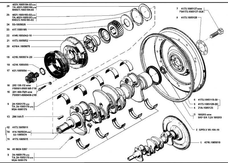 Сальники умз 4216. Подшипник коленвала УМЗ 421. Подшипник коленвала УАЗ 421 двигатель. Подшипник маховика коленвала УМЗ 4216. Подшипник коленвала Газель 4216 задний.