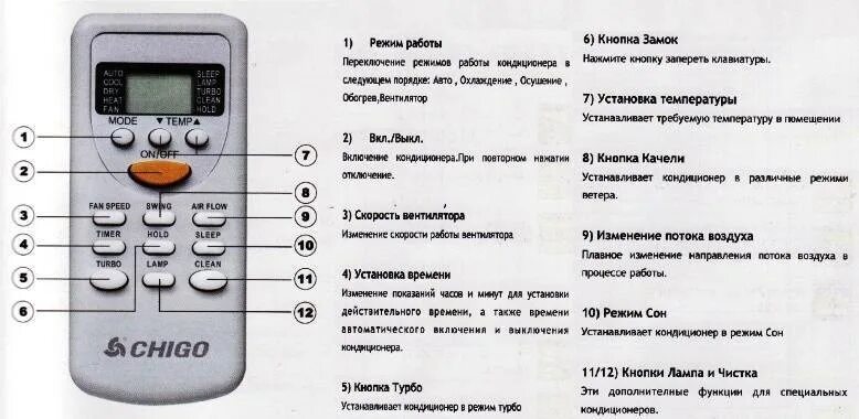 Centek как включить тепло