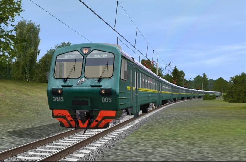 Куиды для trainz. Эм2 Trainz. Эм2и 012 Trainz. Эм2-005. Электропоезд эм2 РЖД.