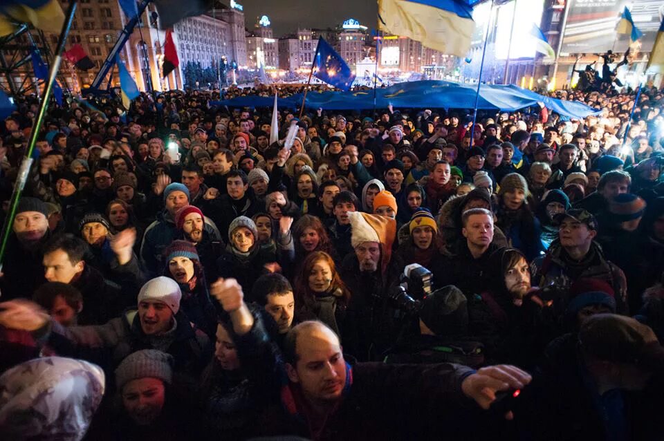 27 ноября 2013. Майдан. Евромайдан хронология.