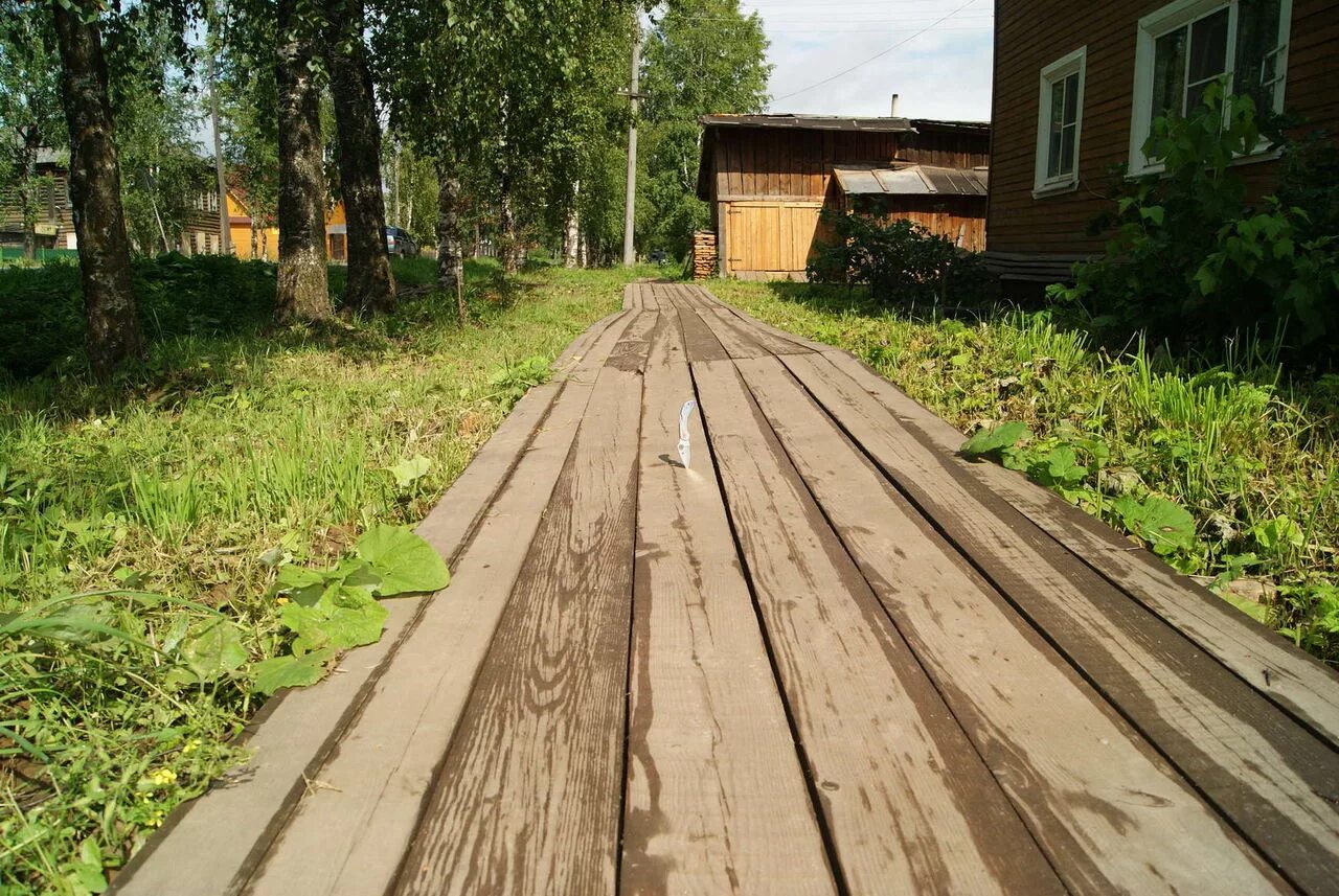 Тротуар в деревне
