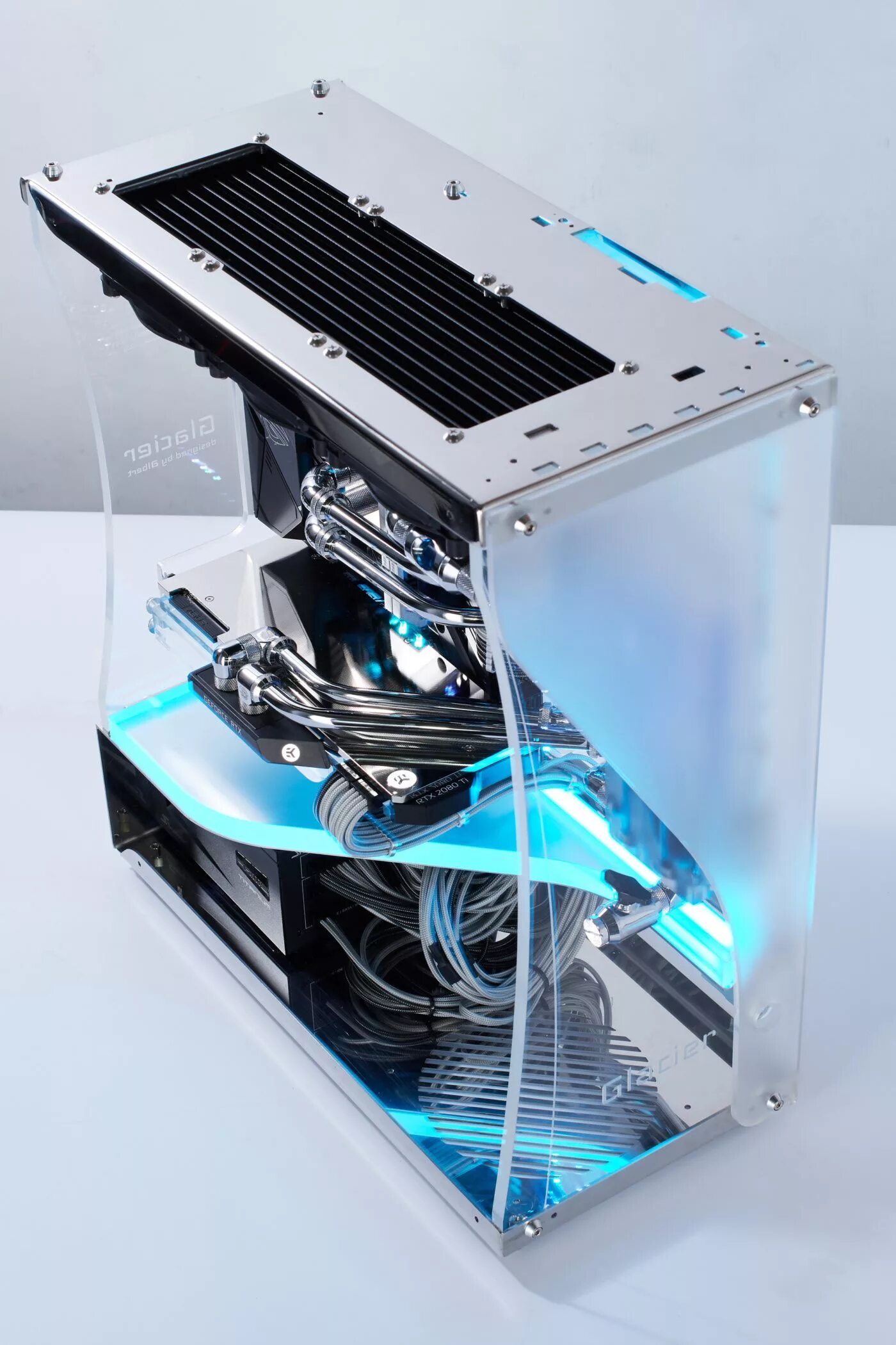 Стильный корпус. Кастом корпус для ПК. Thermaltake Ah t600. Custom Slim PC Case. DIY PC Case.