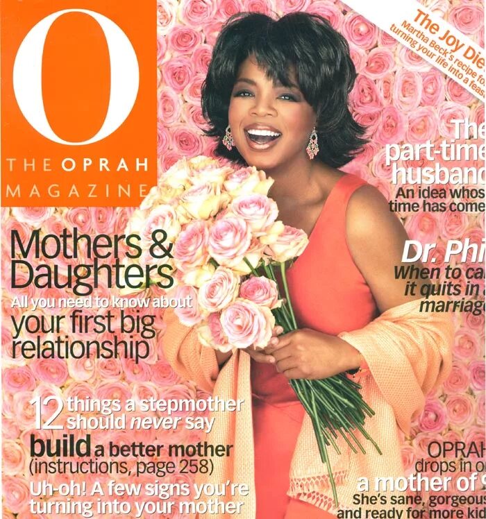 O magazine. Oprah Magazine. O the Oprah Magazine.