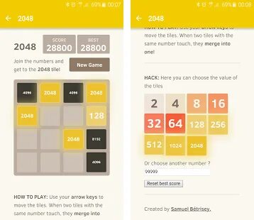 2048 hacked