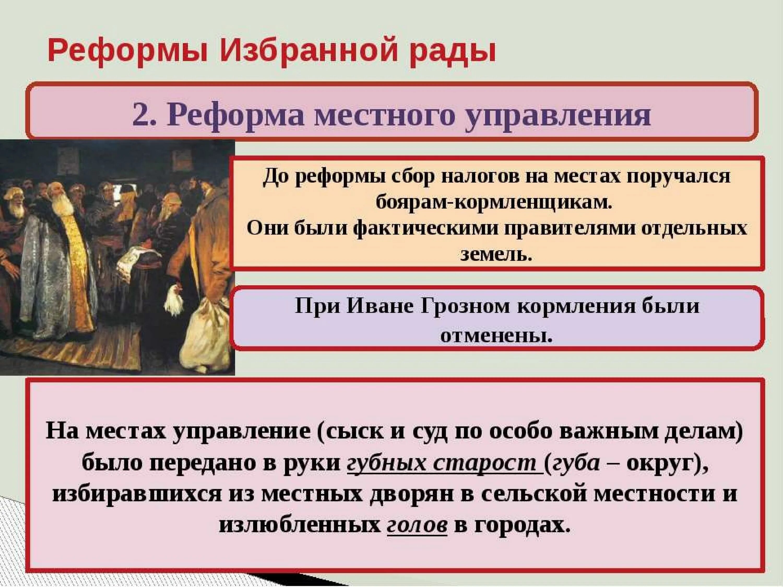 Что такое избранная рада в истории