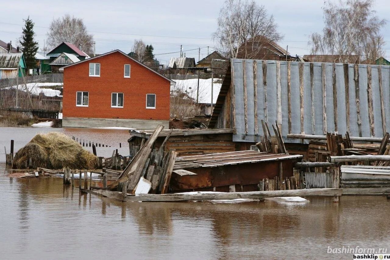 Уровень реки дема у деревни бочкаревка