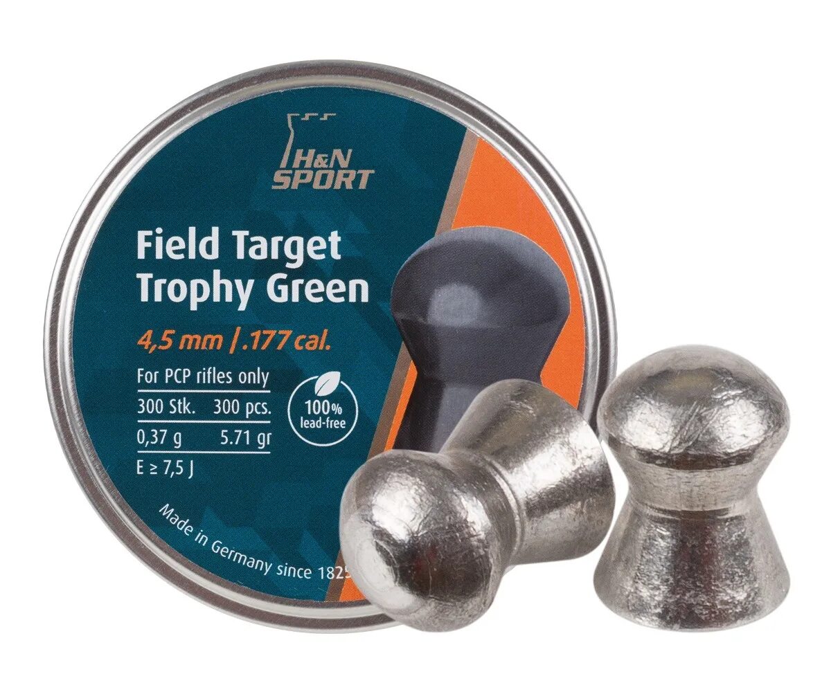 H&N field target Trophy Power 4.5mm/0.57g. Пули h&n field target Trophy Green, круглоголовые, 0,36 г. Field target Trophy Green 4.5 0.36 г. H&N field target Trophy. Field target