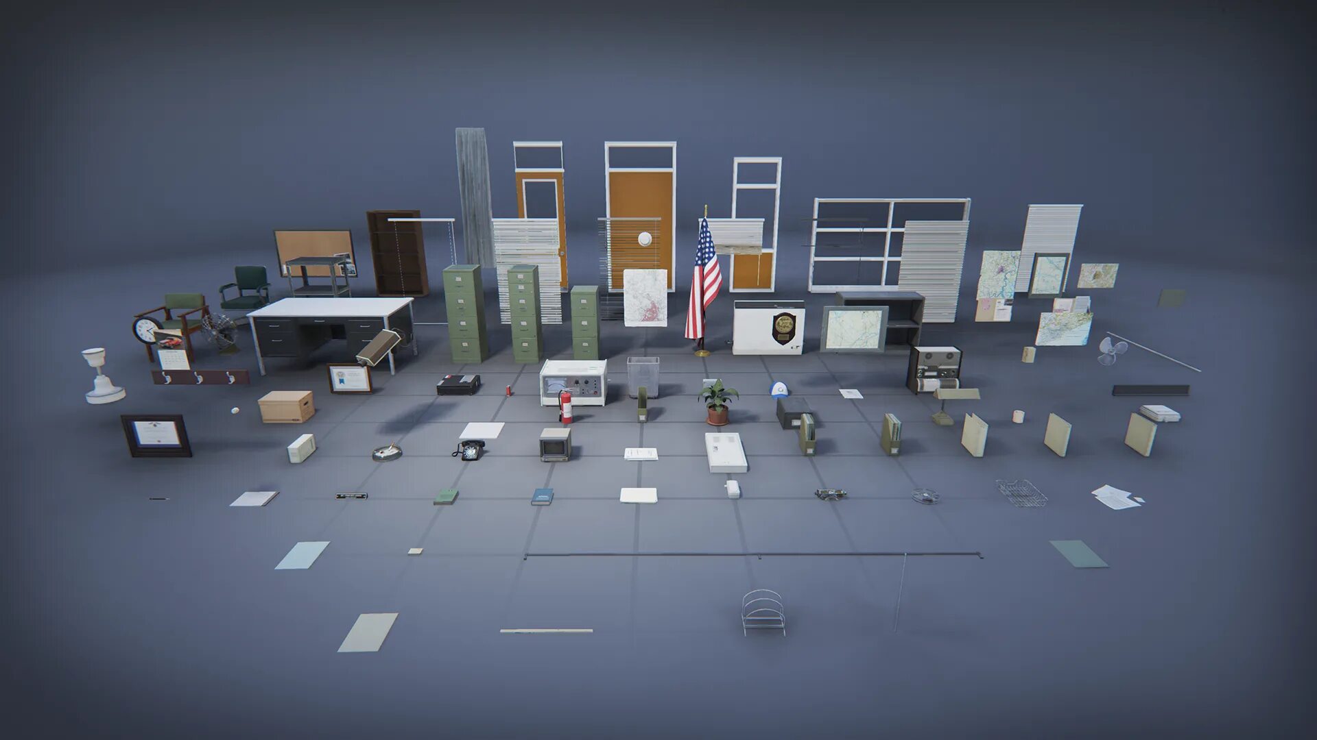 Ue4 object. Дизайн уровней. cgma - ue4 modular environments with clinton crumpler. модули environment. 3d игра офис.