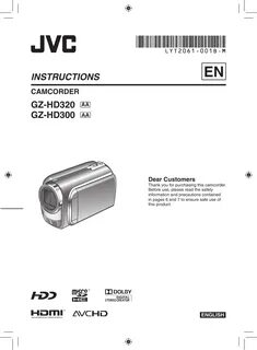 Инструкция видеокамеры jvc