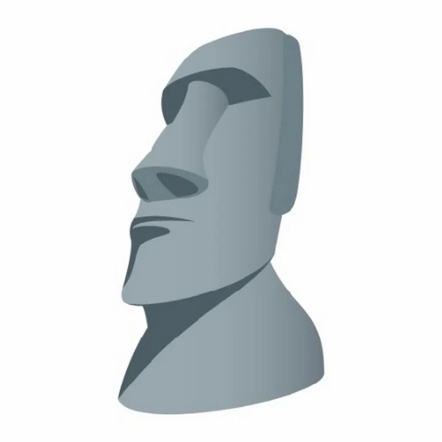 Смайлик камень лицо. Моаи Стоун ЭМОДЖИ. Эмодзи остров Пасхи. Статуя с острова Пасхи эмодзи. Статуя Моаи Смайл.