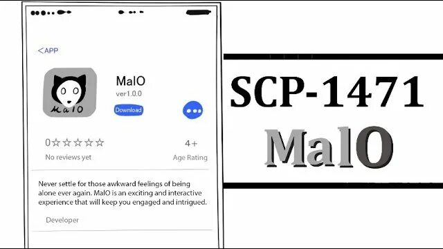 Мало приложение. Scp-1471 - мобильное приложение.