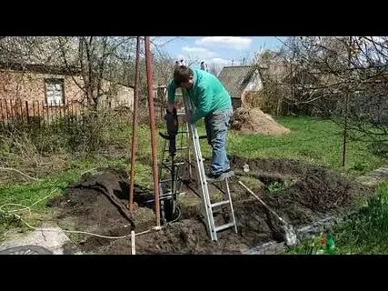 Заземление перфоратором