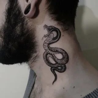 Тату змеи на шее мужские (78 фото) .