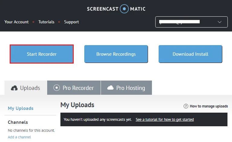 Screencast o matic