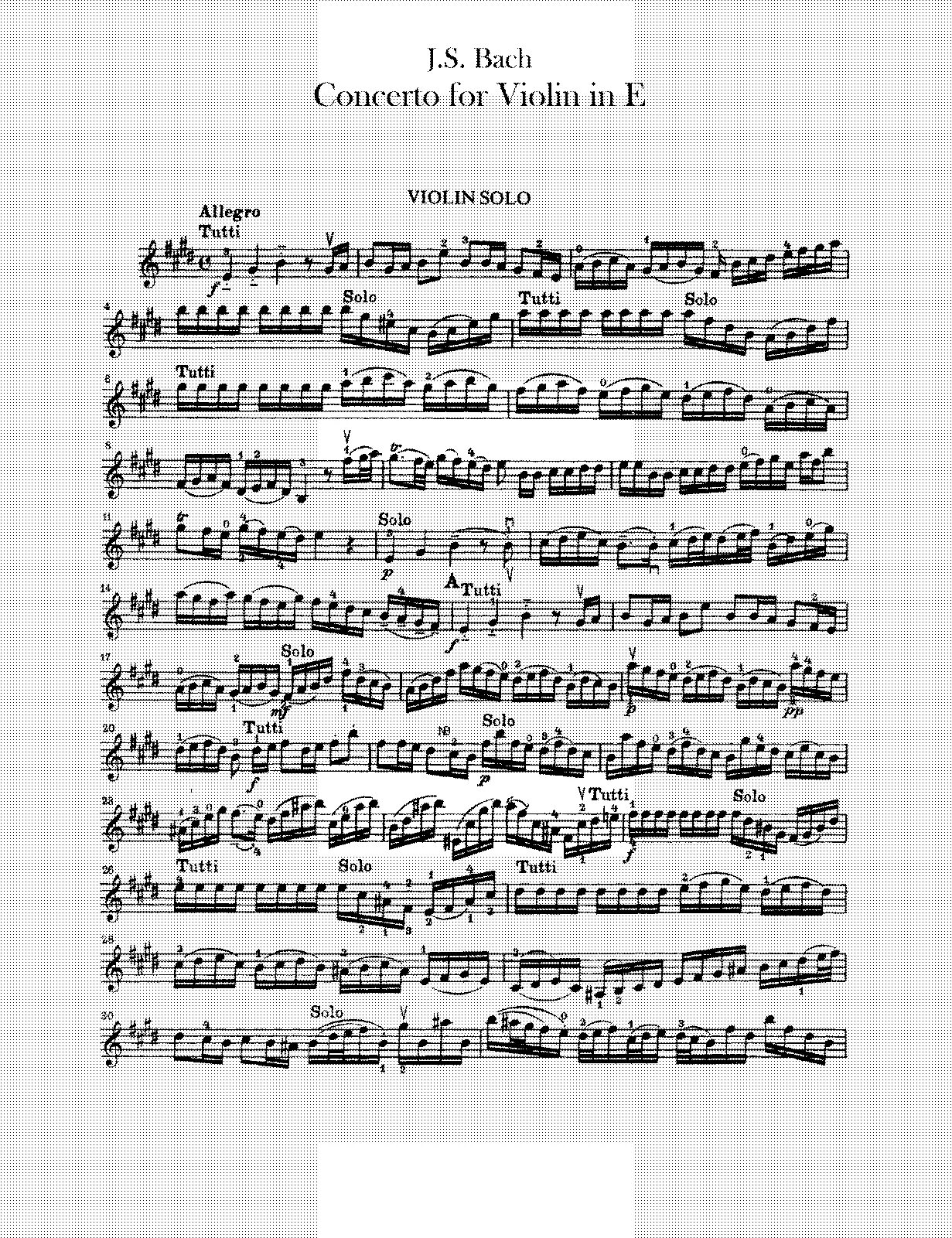 Бах 2 скрипки