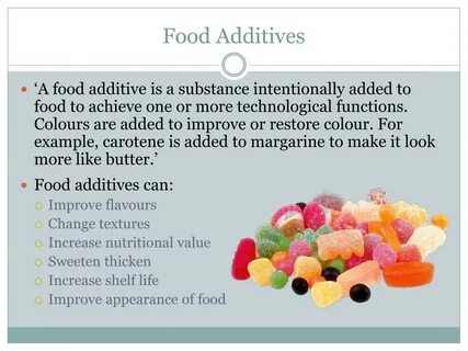Food is an example of a