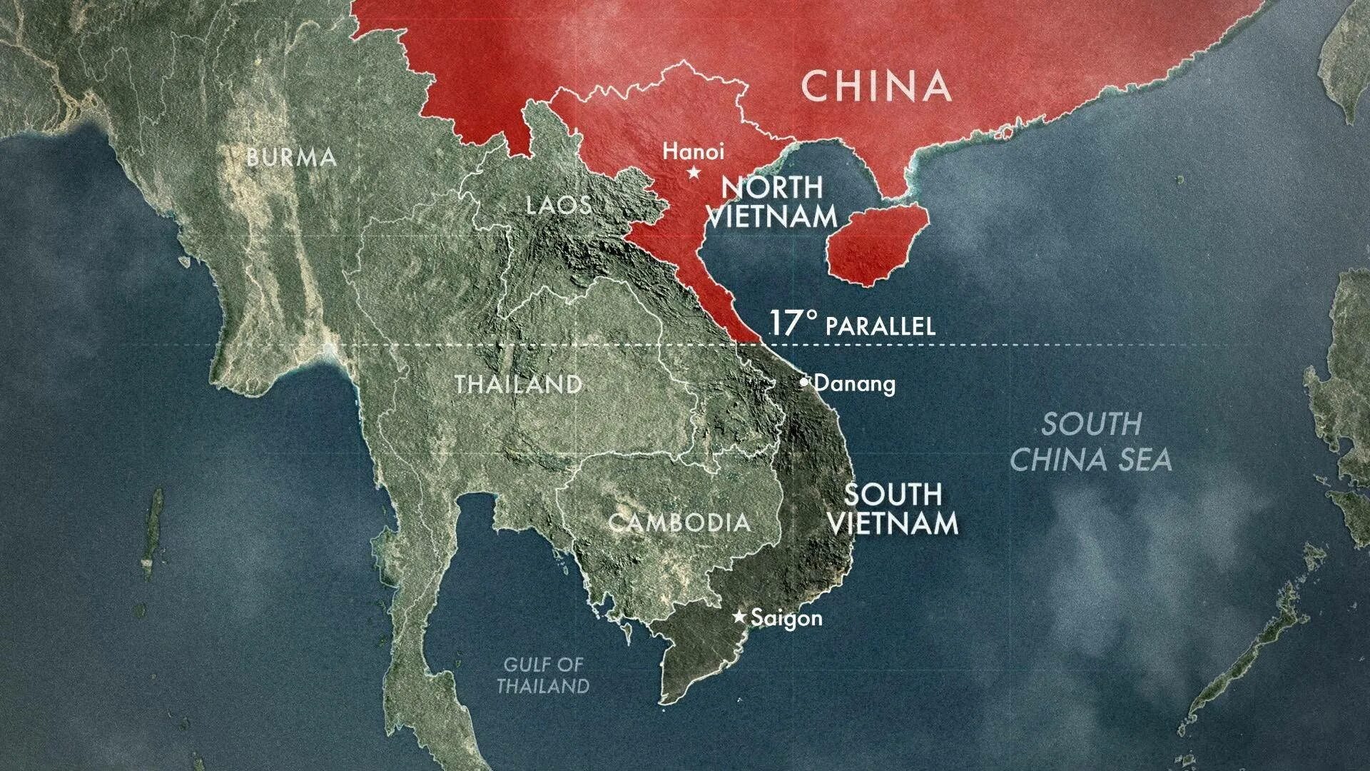 Почему вьетнам поддерживает сша. Карта Вьетнама 1965. Разделенный Вьетнам.
