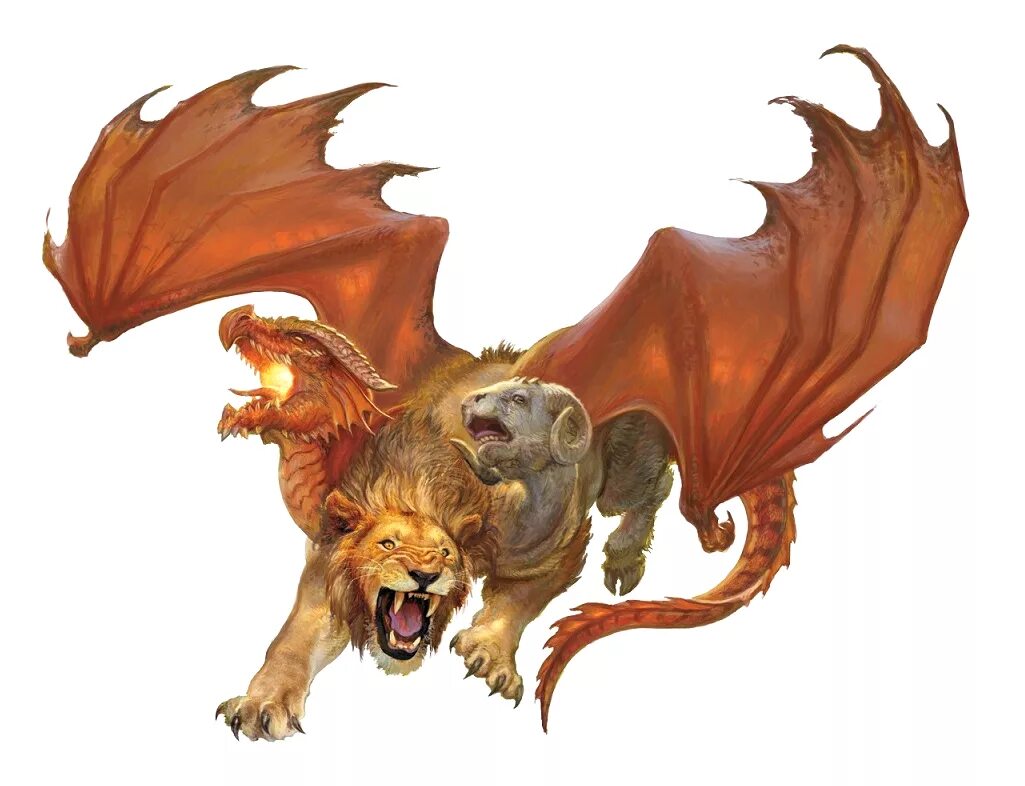 Chimera химера. Химера и мантикора. демон мантикора. мантикора dungeons and dragons. мантикора днд.