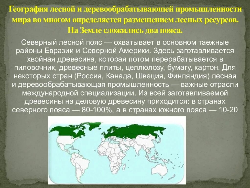 Деревообрабатывающая промышленность центры. Лесная и деревообрабатывающая промышленность география. Лесная и деревообрабатывающая промышленность два пояса.