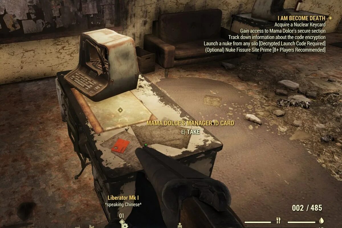 Fallout 76 найти информацию о шифровании. Fallout мама дольче. мама дольче фоллаут 76. fallout 76 читы. найти информацию о шифровании кода 76 fallout.