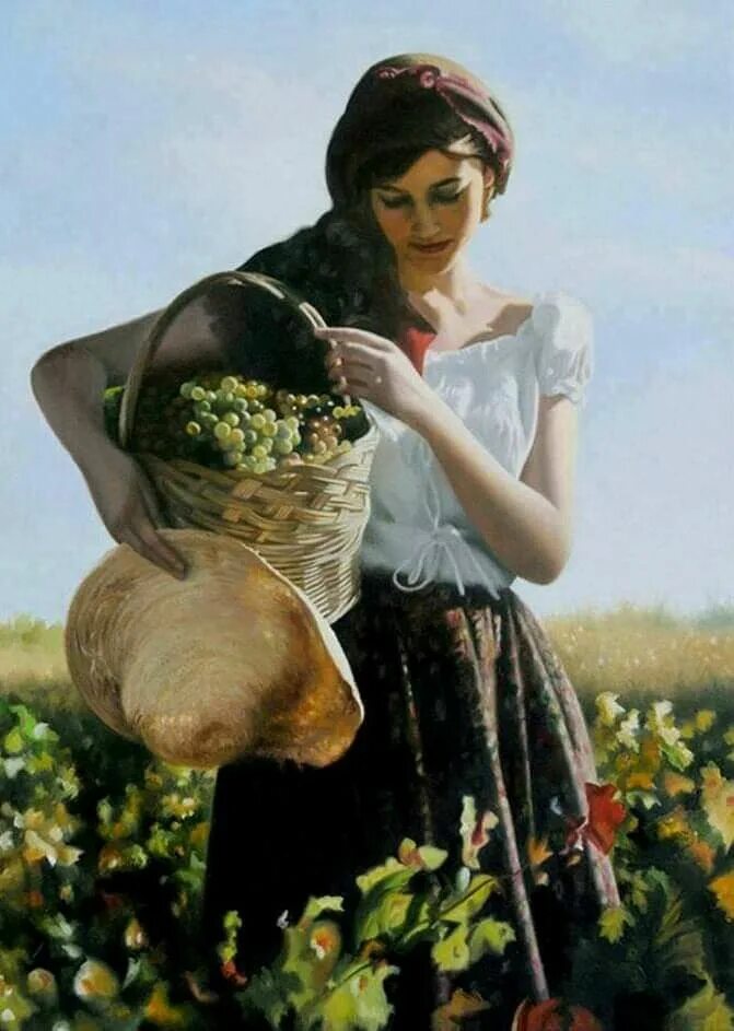 Там смуглянка молдаванка собирала виноград. Девушка с виноградом. Смуглянка молдаванка девушка. Молдаванка собирает виноград. Сбор винограда.
