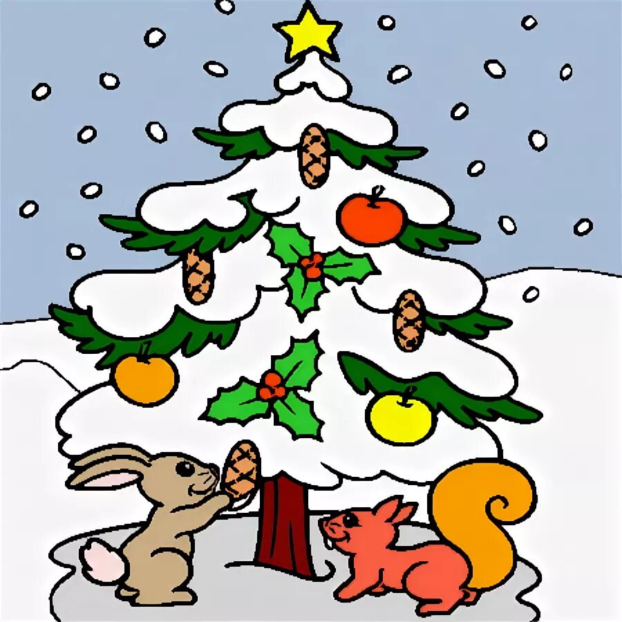 дело было в январе раскраска. новогодние раскраски со зверями и елкой. иллюстрация к стихотворению барто дело было в январе. зимний зайчик рисунок карандашом. зима раскраска для детей.