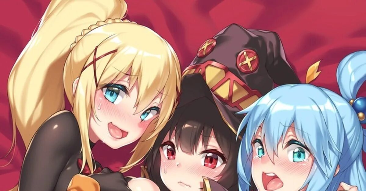 Konosuba rule 34. Коносуба 18. Konosuba 18 Даркнесс Аква. Мегумин Аква и Даркнесс 18. Aqua коносуба +18 Даркнесс.