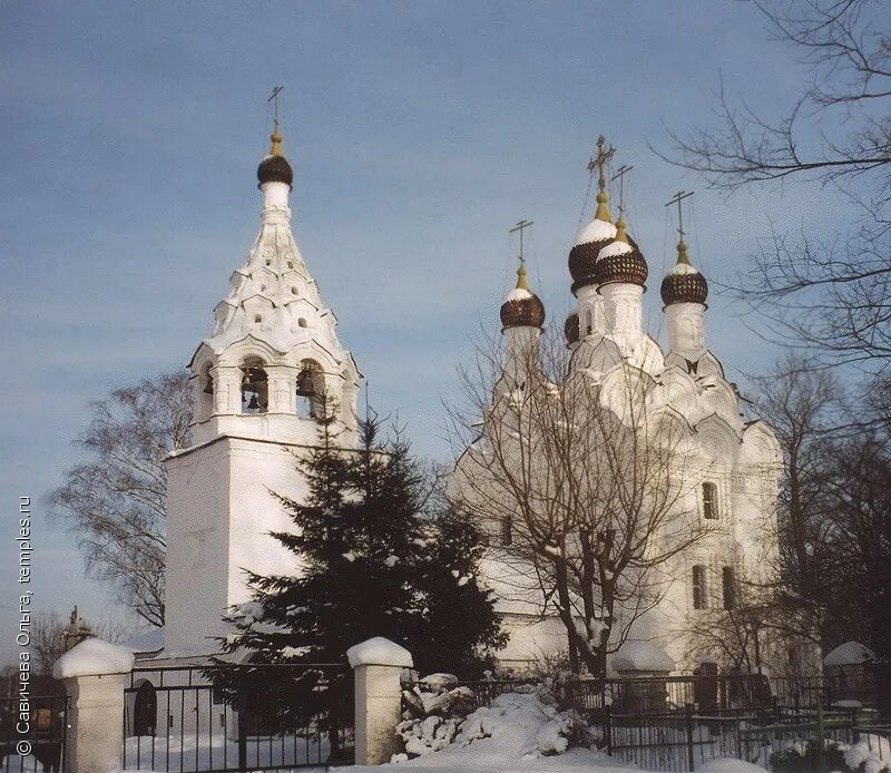 Московская область Пушкинский район Комягино Церковь Сергия Радонежского Фотогра