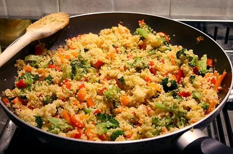 Кускус с овощами рецепт на сковороде