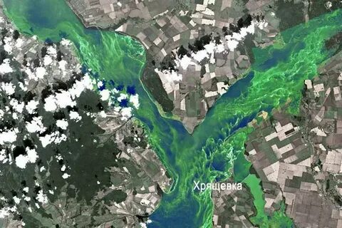 Река волга спутник