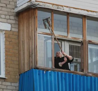 Балконы мыть