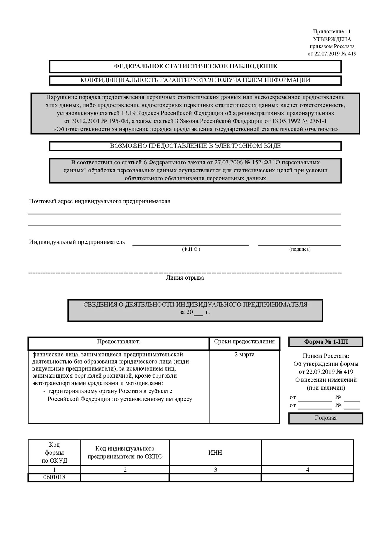 0601018 1-ИП сведения о деятельности индивидуального предпринимателя. Заполнение формы 1 ИП Росстат. Форма статистической отчетности 1 ИП- Автогруз. Статистика форма 1 ИП Автогруз. Ип 1 июля