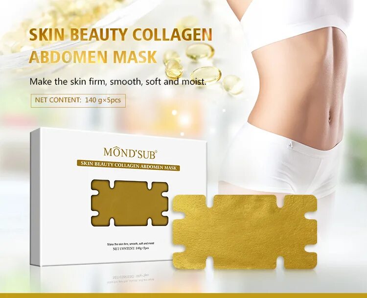 Коллаген живота. Tightening Mask for abdomen. Коллаген в живот от растяжек отзывы.