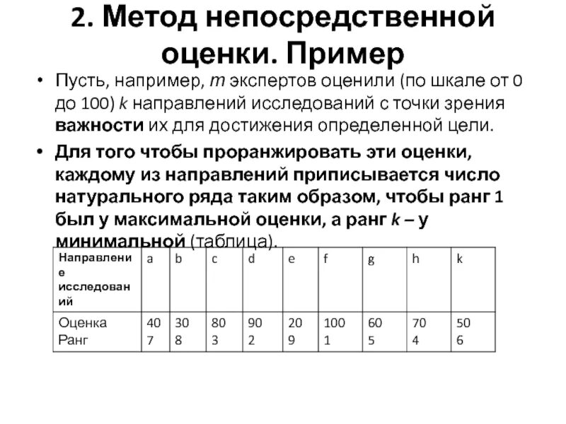 Методы экспертных оценок презентация, доклад