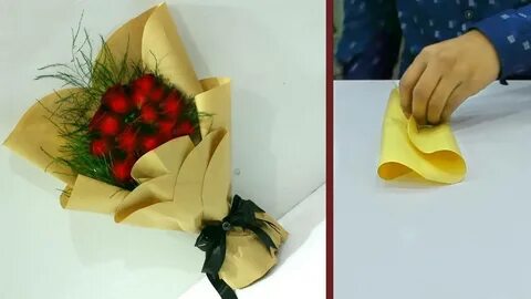Красиво упаковать букет цветов пошагово