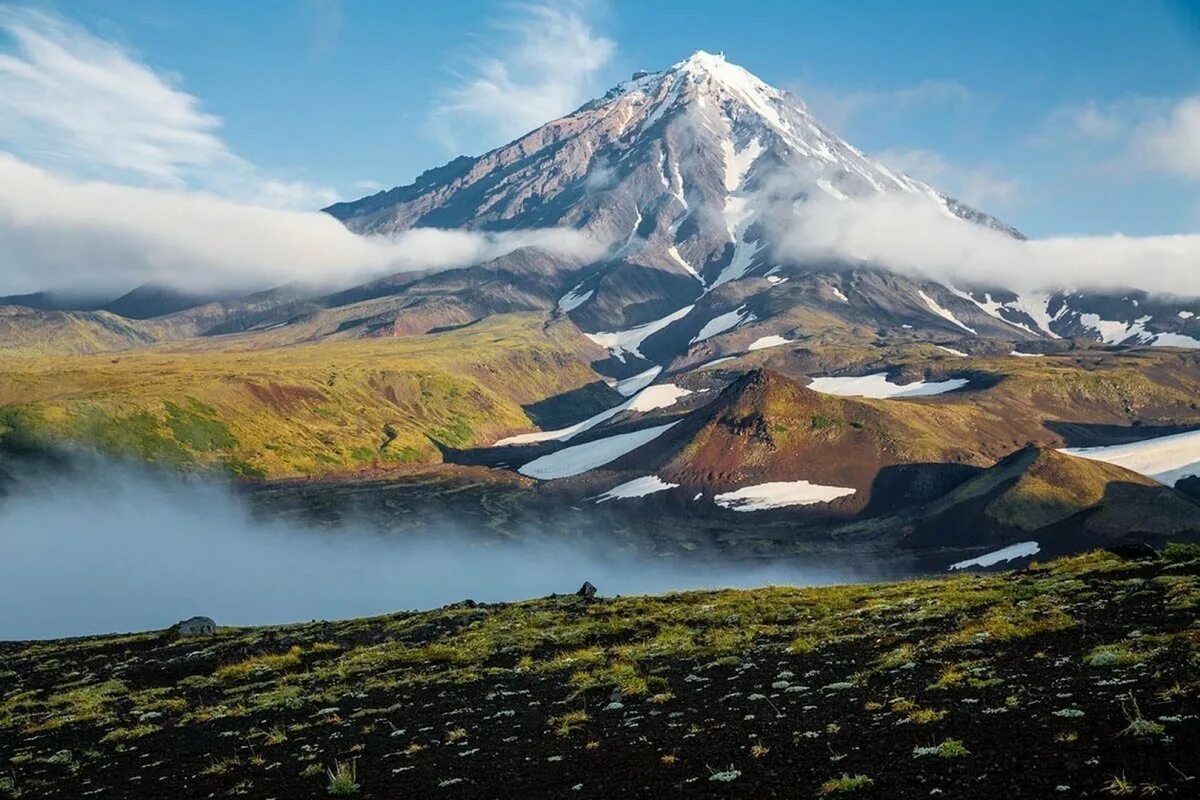 Р камчатка. Ичинская сопка. ичинский вулкан камчатка. камчатка природа. природа камчатки петропавловск камчатский.