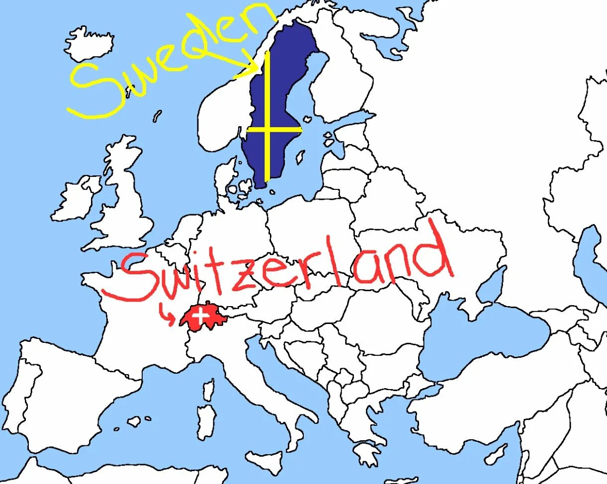Швеция и швейцария это. Швеция и Швейцария на карте. Швеция и Швейцария на карте Европы. Швеция и Швейцария разница.