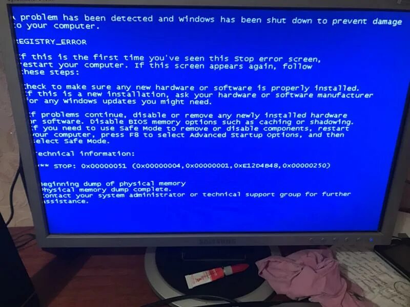 Что за ошибка. Ошибка в Cupcat. Выскакивает. A problem has been detected and Windows has been shut down что делать. Has been shut down to prevent