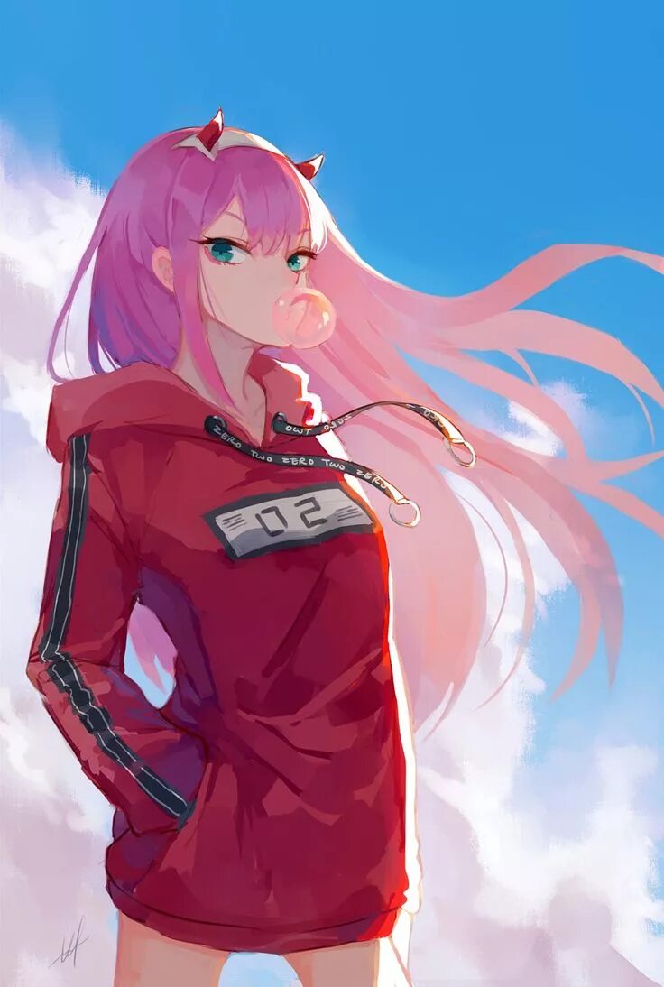 Zero 2 0. 002 франкс. zero two франкс.