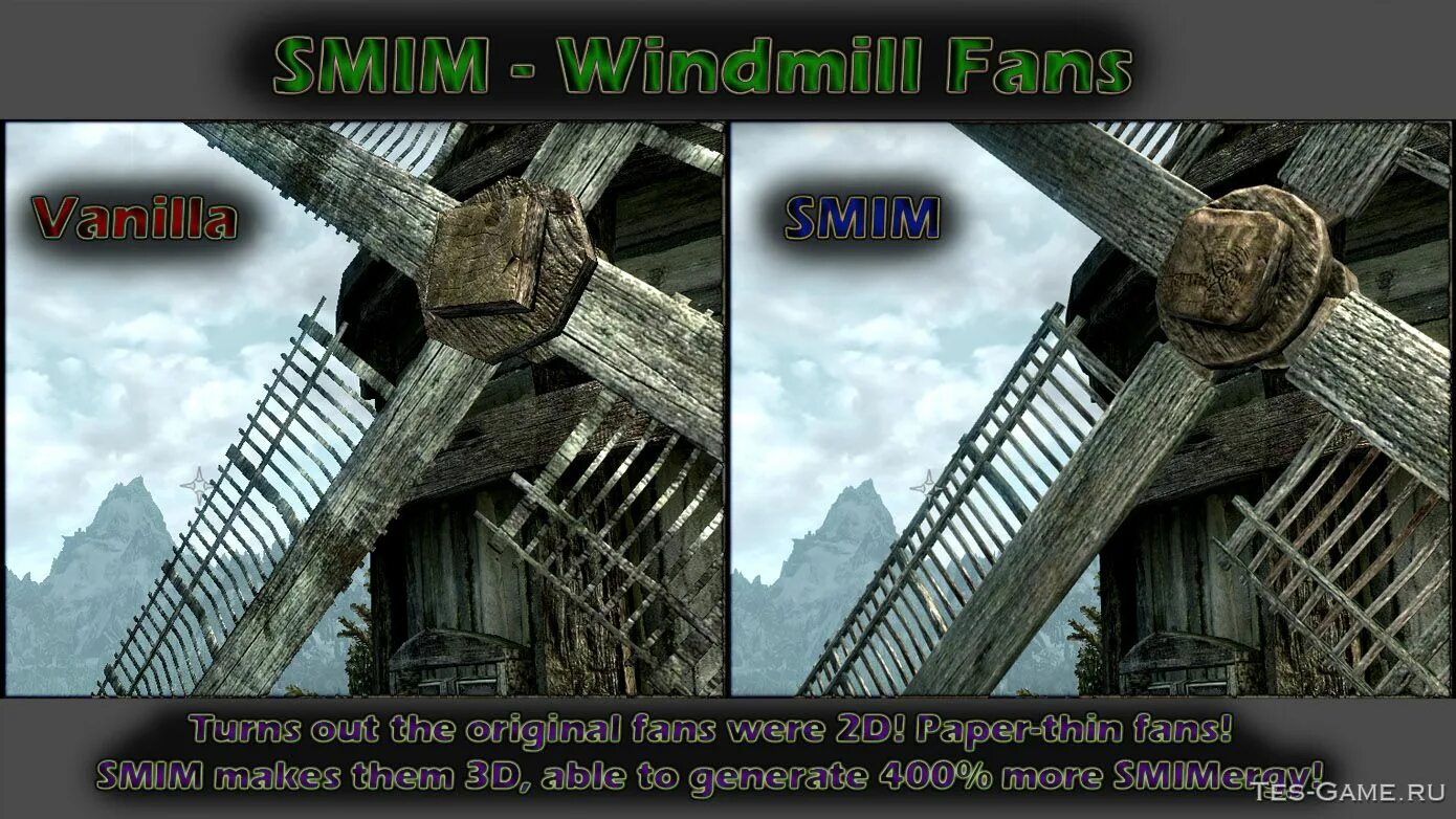 Skyrim se static mesh improvement mod