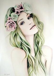 Drawn girl