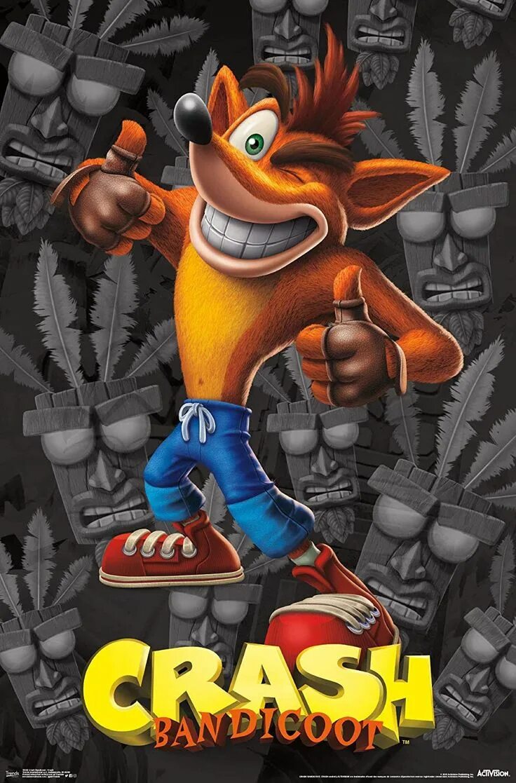 Crash Bandicoot. Crash Bandicoot 1. Крэш бандикут 2018. Crash Bandicoot Постер.