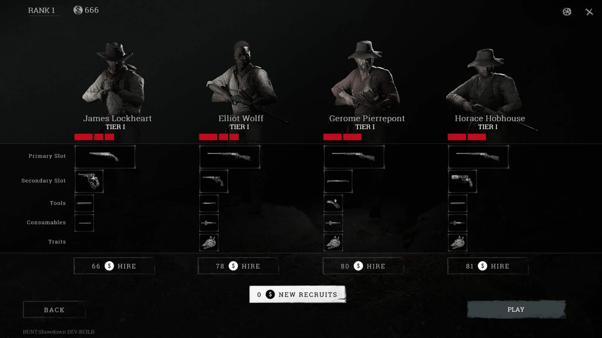 Hunt showdown tier list