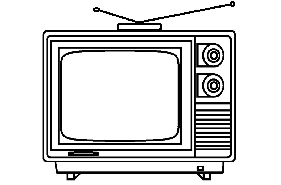 Самый простой телевизор. Раскраска телевизор. Телевизор раскраска для детей. Рисование телевизор. Распечатка телевизора.