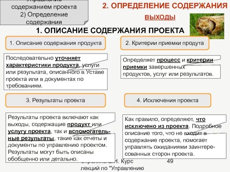 Управление содержанием проекта на примере EasySchool