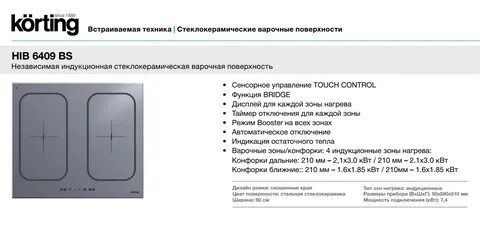 Какая мощность у варочной панели