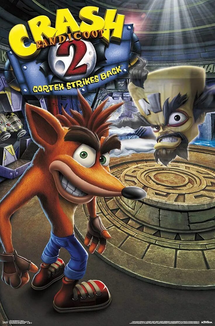 Крэш бандикут 2. Crash Bandicoot 2d. Крэш бандикут на 2003. Crash Bandicoot 2 Cortex Strikes back.