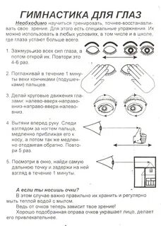 Условные знаки орган зрения